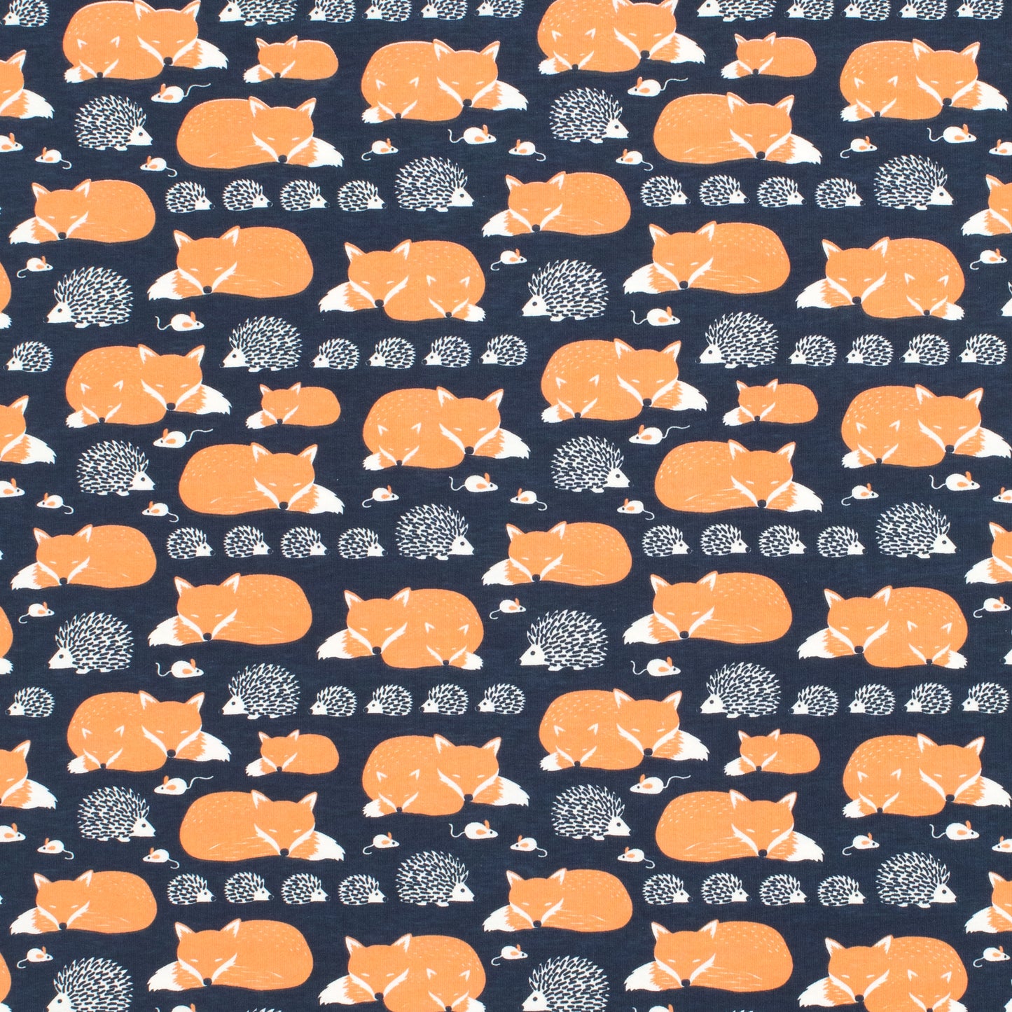 Copenhagen Dress - Foxes & Hedgehogs Night Sky