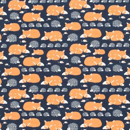 Copenhagen Dress - Foxes & Hedgehogs Night Sky