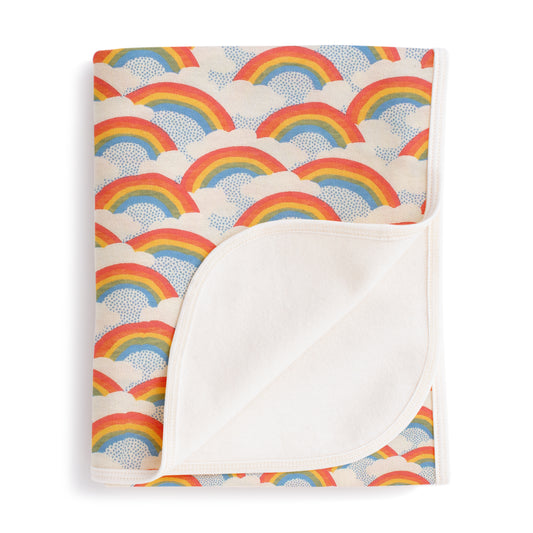 French Terry Blanket - Rainbows