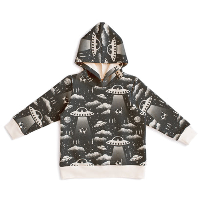 Hoodie - Aliens Charcoal