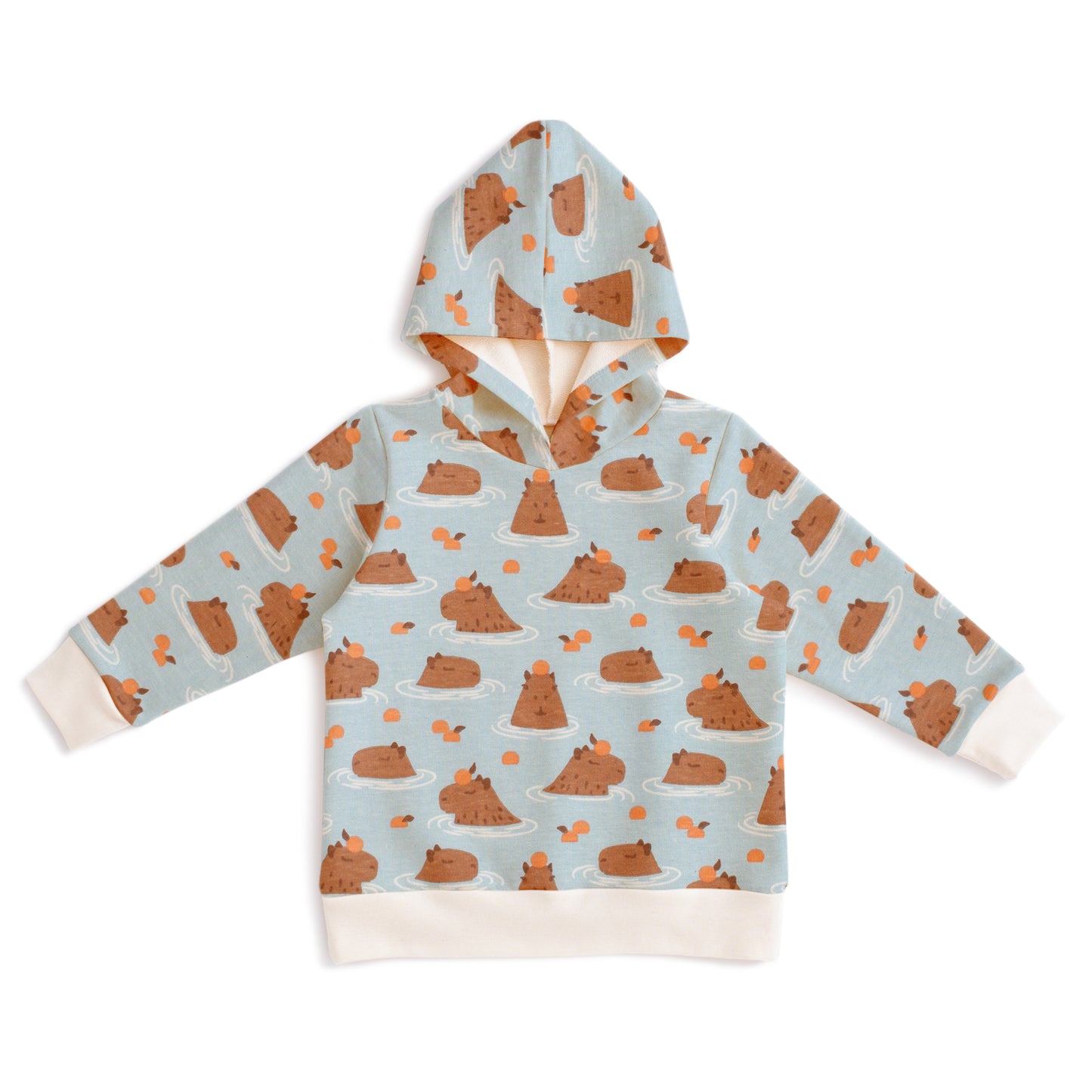 Hoodie - Capybaras Blue