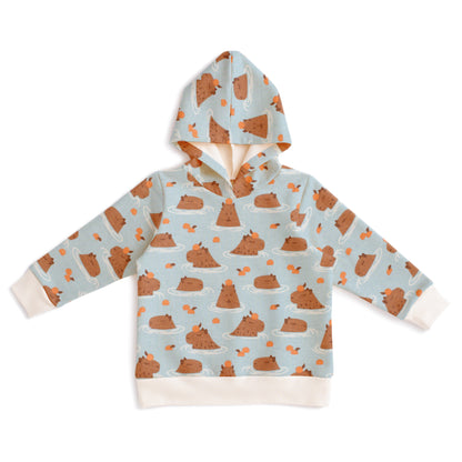 Hoodie - Capybaras Blue