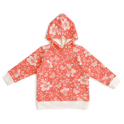 Hoodie - Fairies Coral