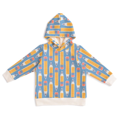 Hoodie - Pencils Blue