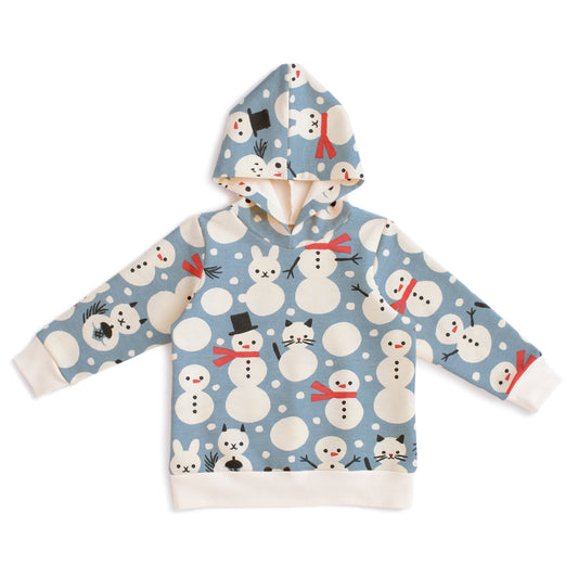 Hoodie - Snow Creatures Blue