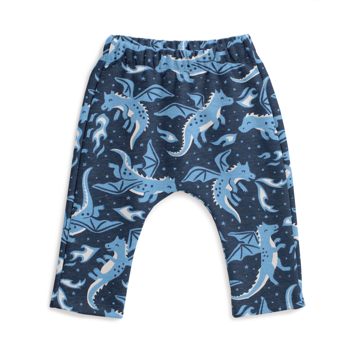 Harem Pants - Dragons Navy