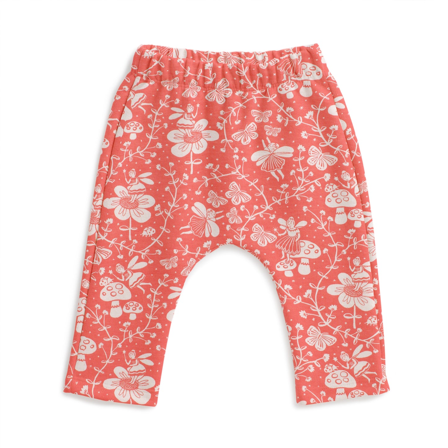 Harem Pants - Fairies Coral