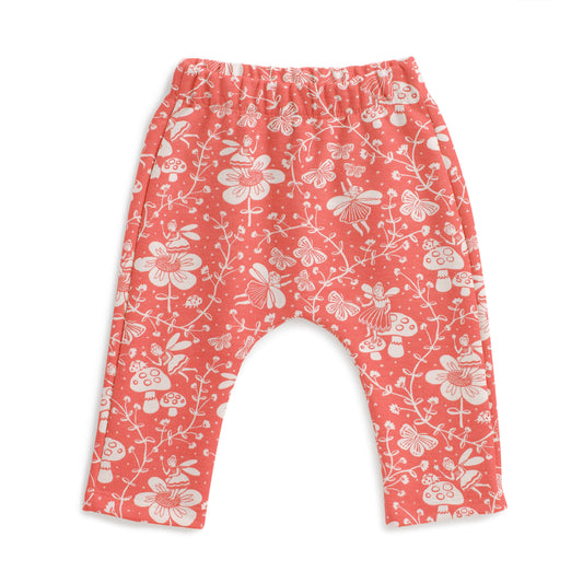 Harem Pants - Fairies Coral