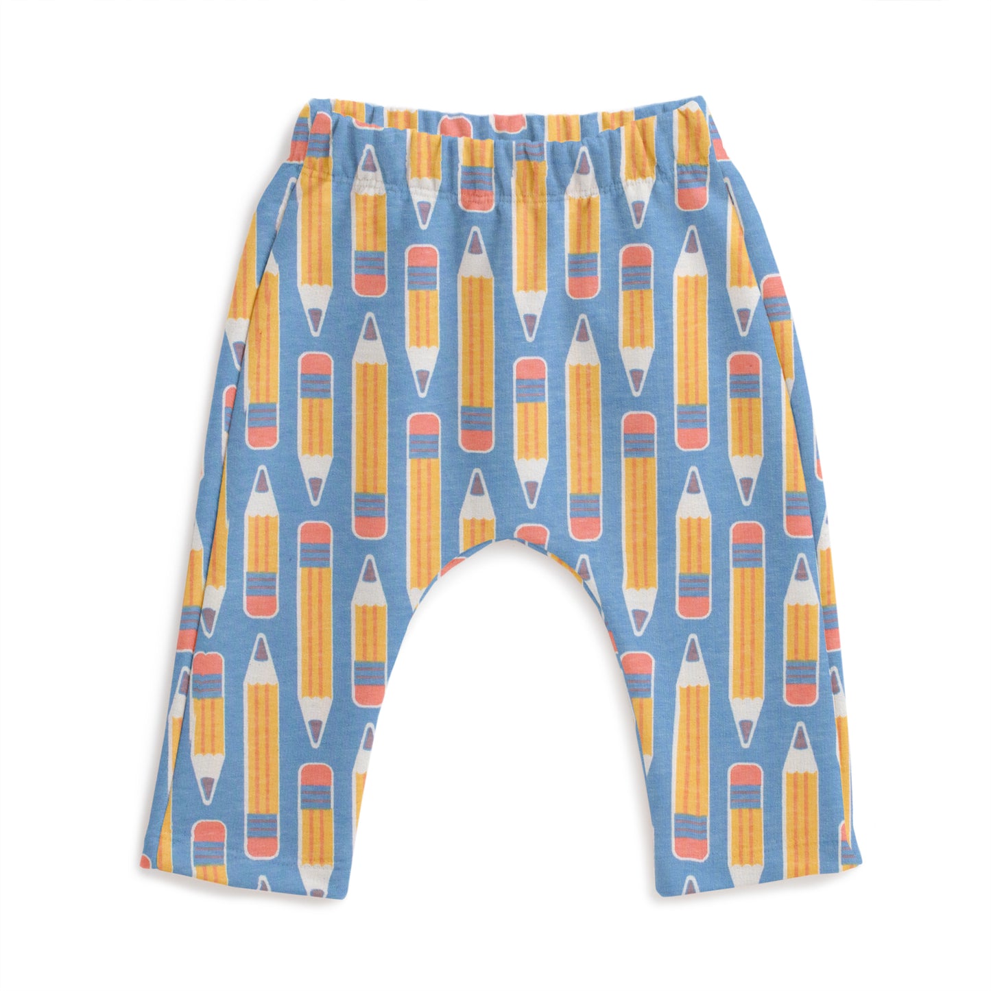 Harem Pants - Pencils Blue
