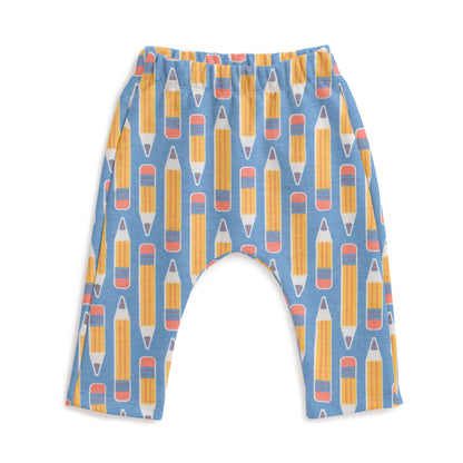 Harem Pants - Pencils Blue