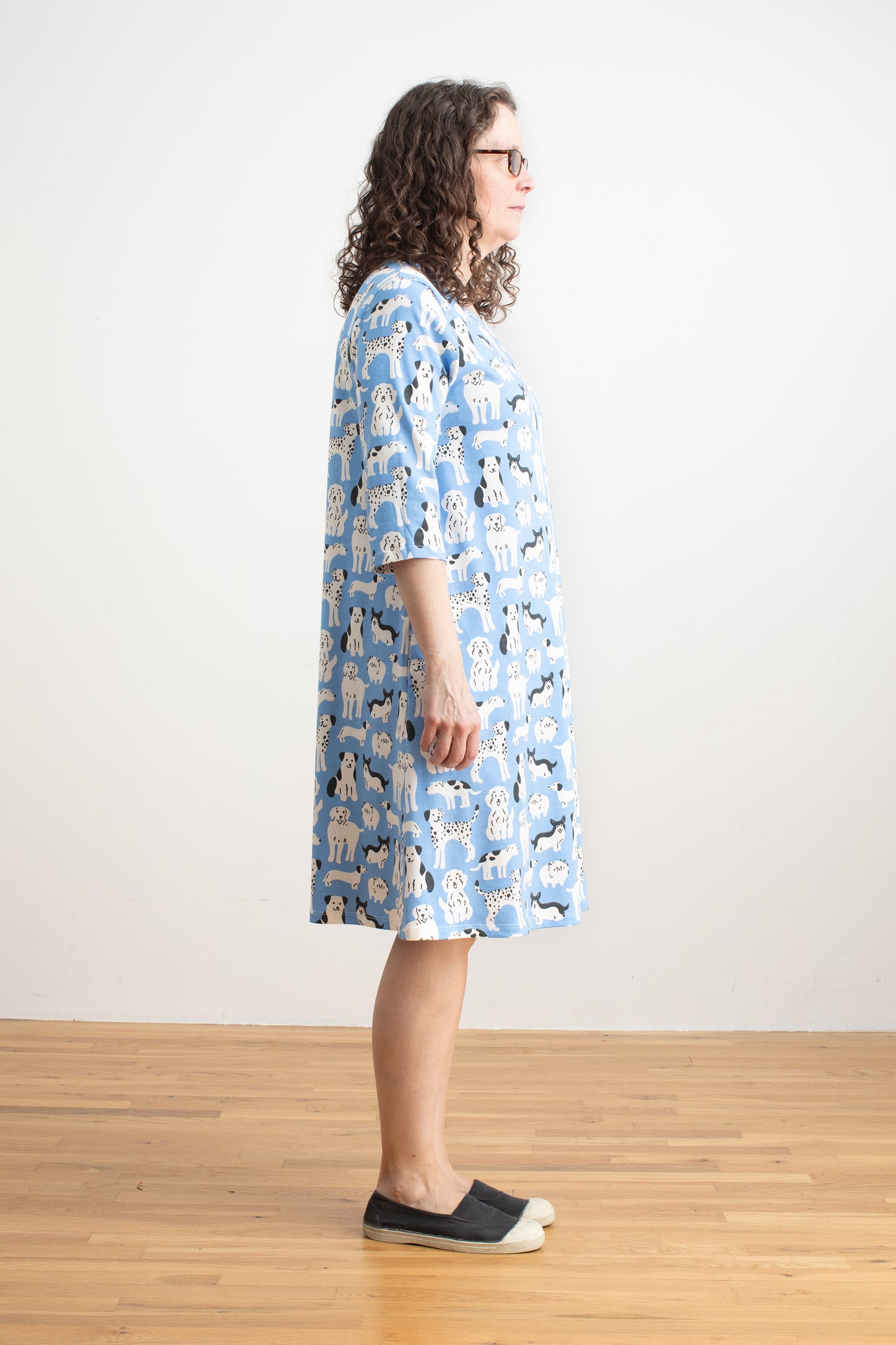 Helsinki Dress - Dog Parade Blue