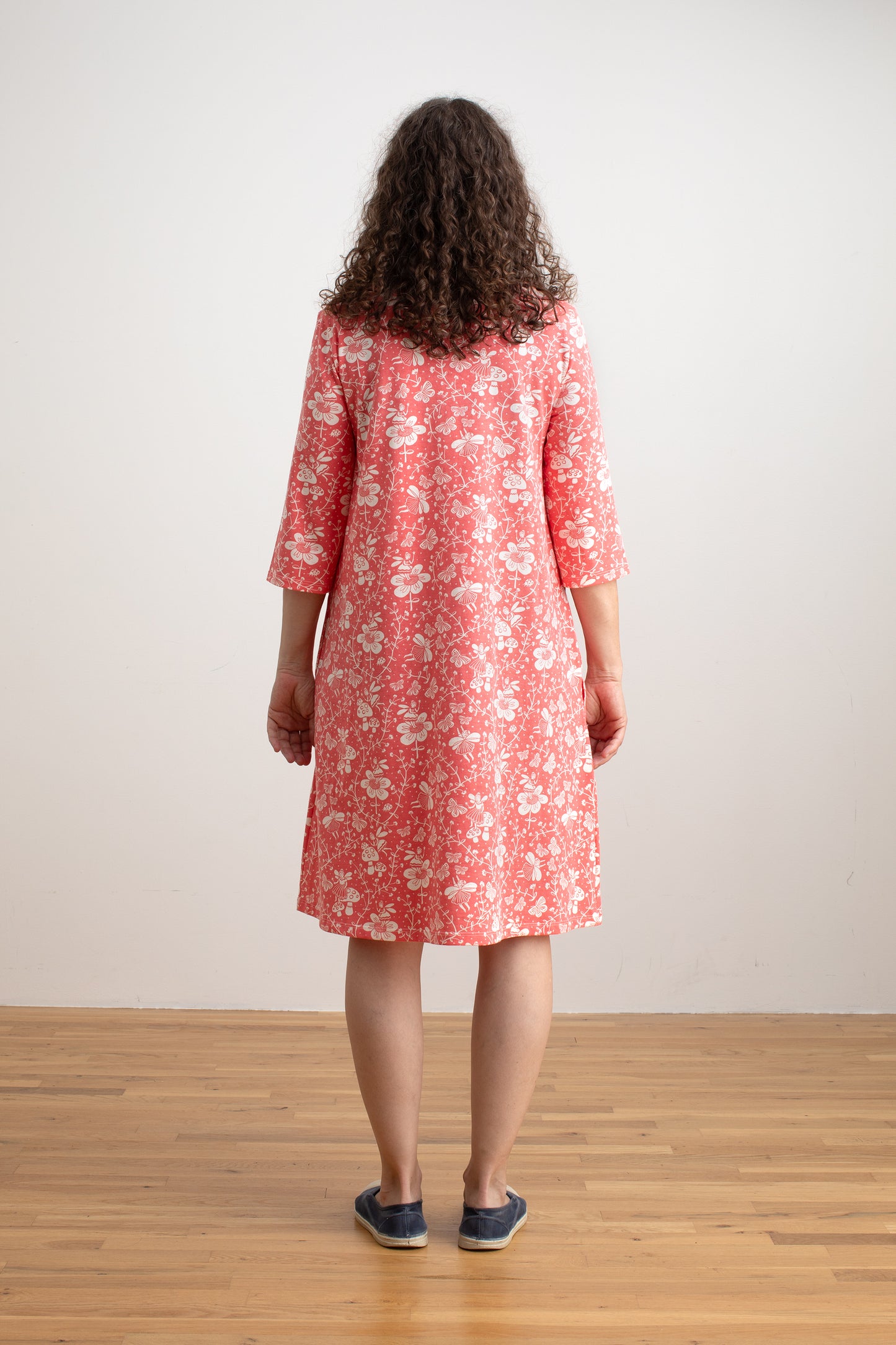 Helsinki Dress - Fairies Coral
