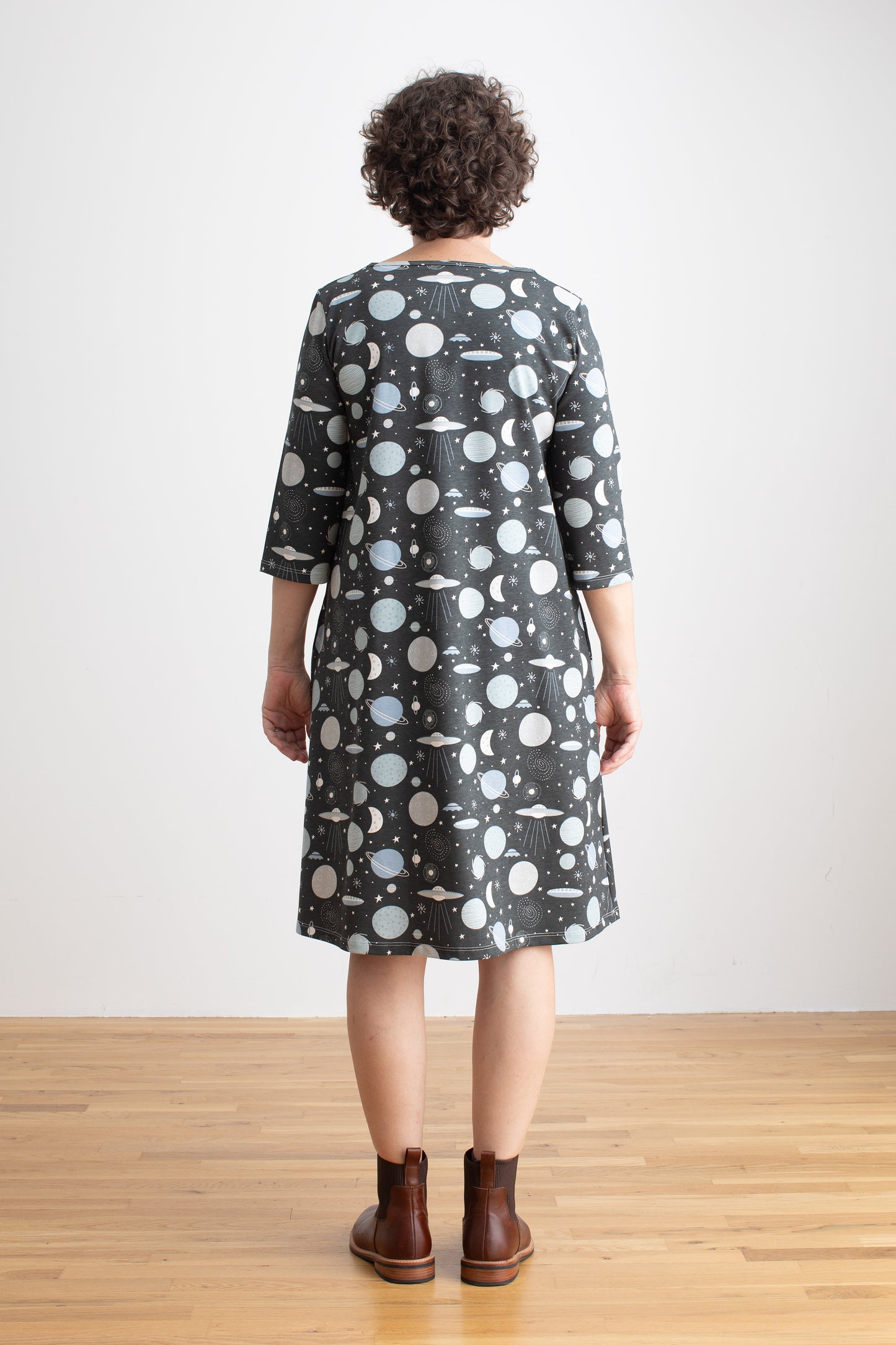 Helsinki Dress - Space Charcoal