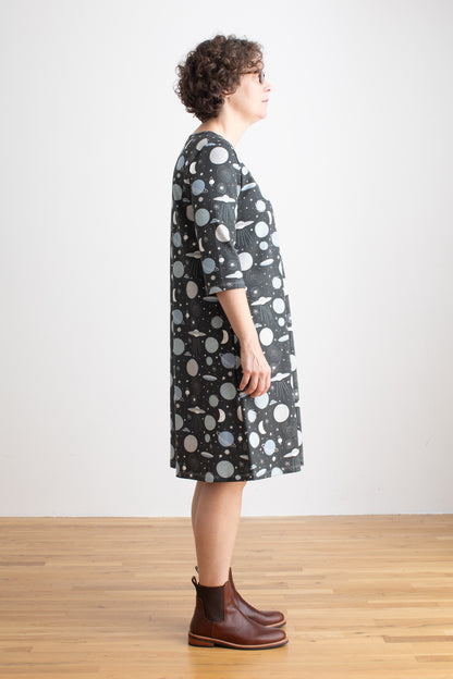 Helsinki Dress - Space Charcoal