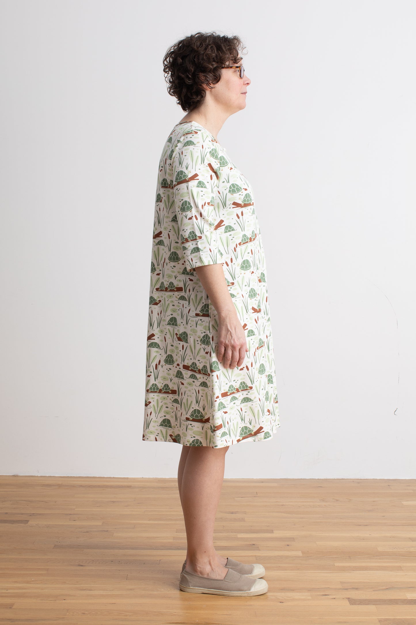Helsinki Dress - Turtles Green