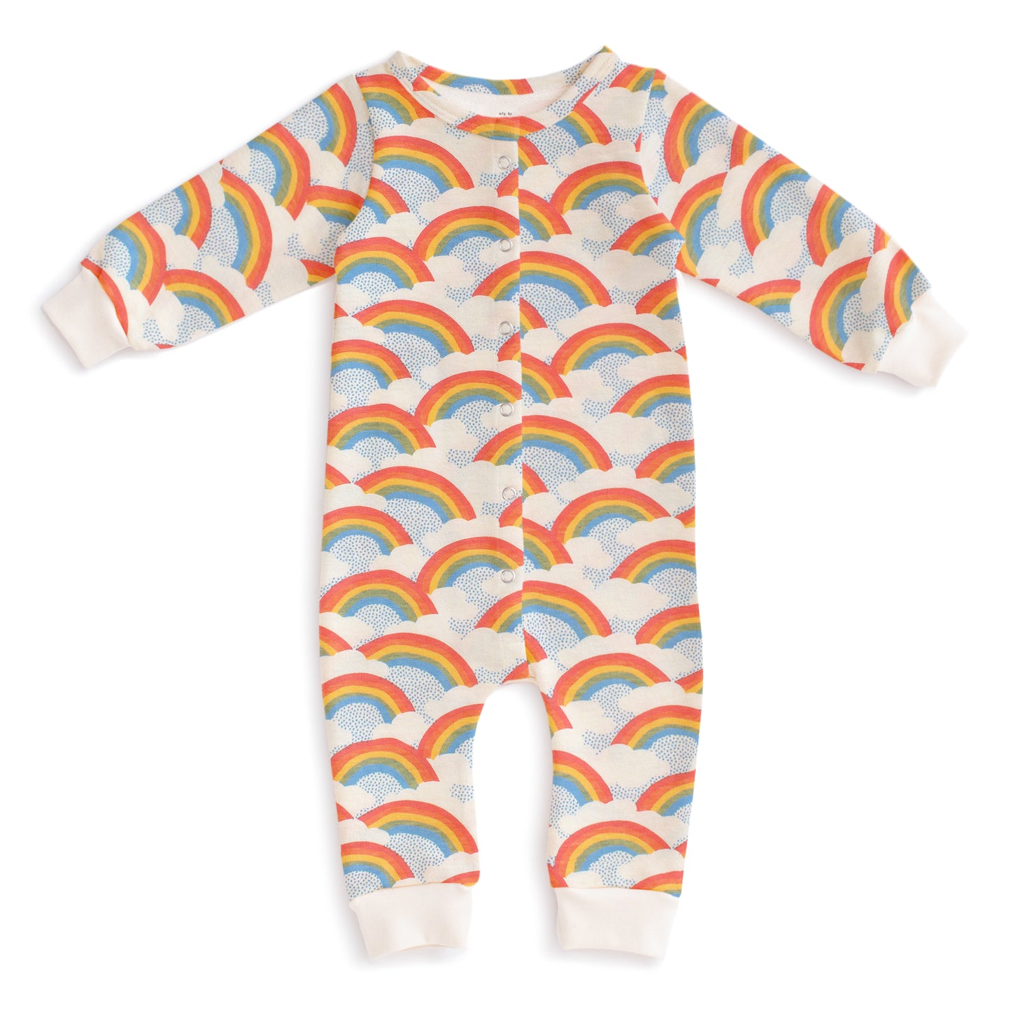 French Terry Jumpsuit - Rainbows