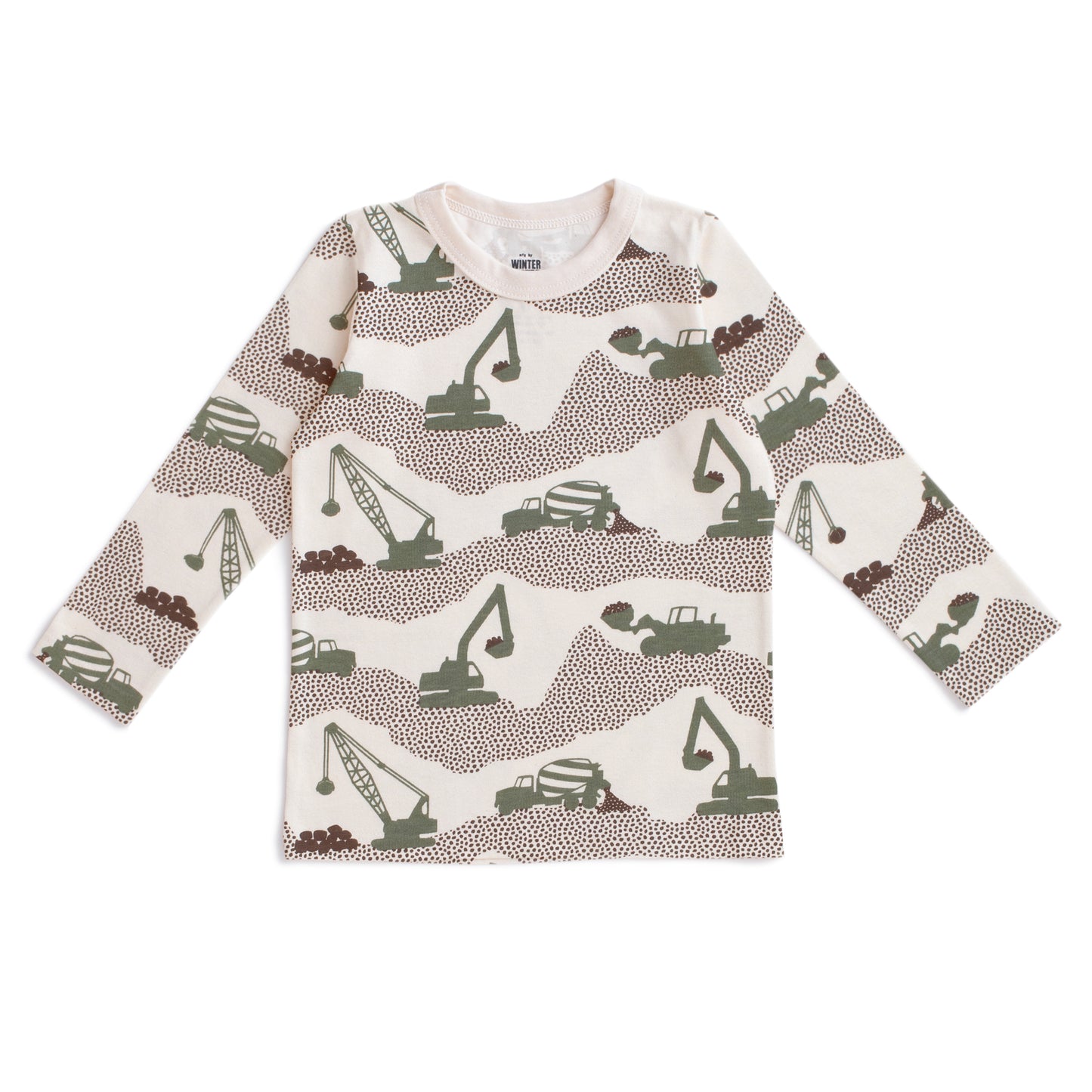 Long-Sleeve Tee - Construction Forest Green