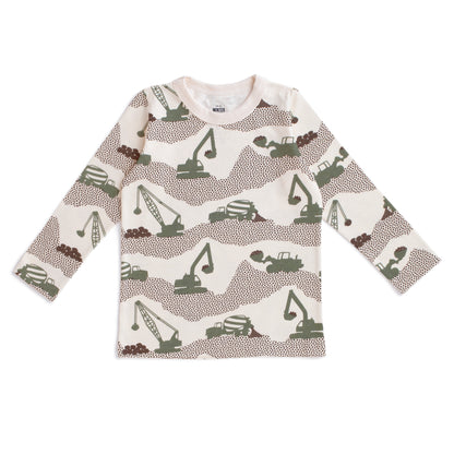 Long-Sleeve Tee - Construction Forest Green