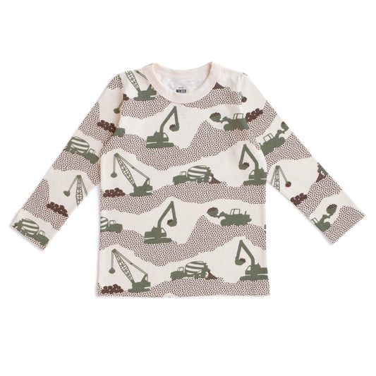 Long-Sleeve Tee - Construction Forest Green