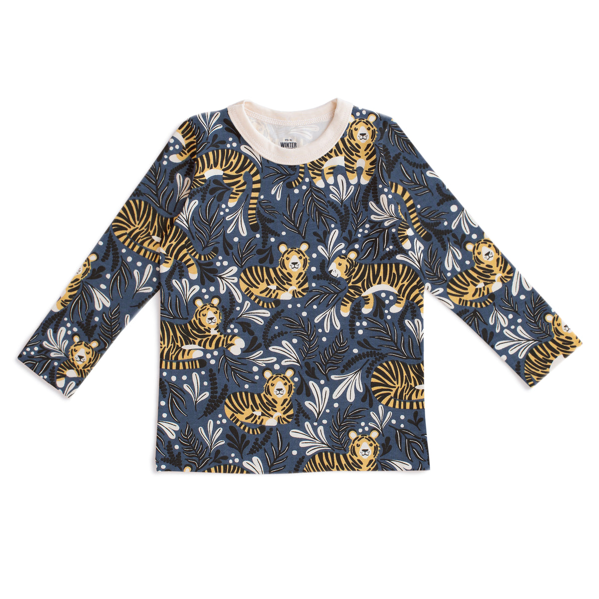 Long-Sleeve Tee - Dreaming Tigers Navy