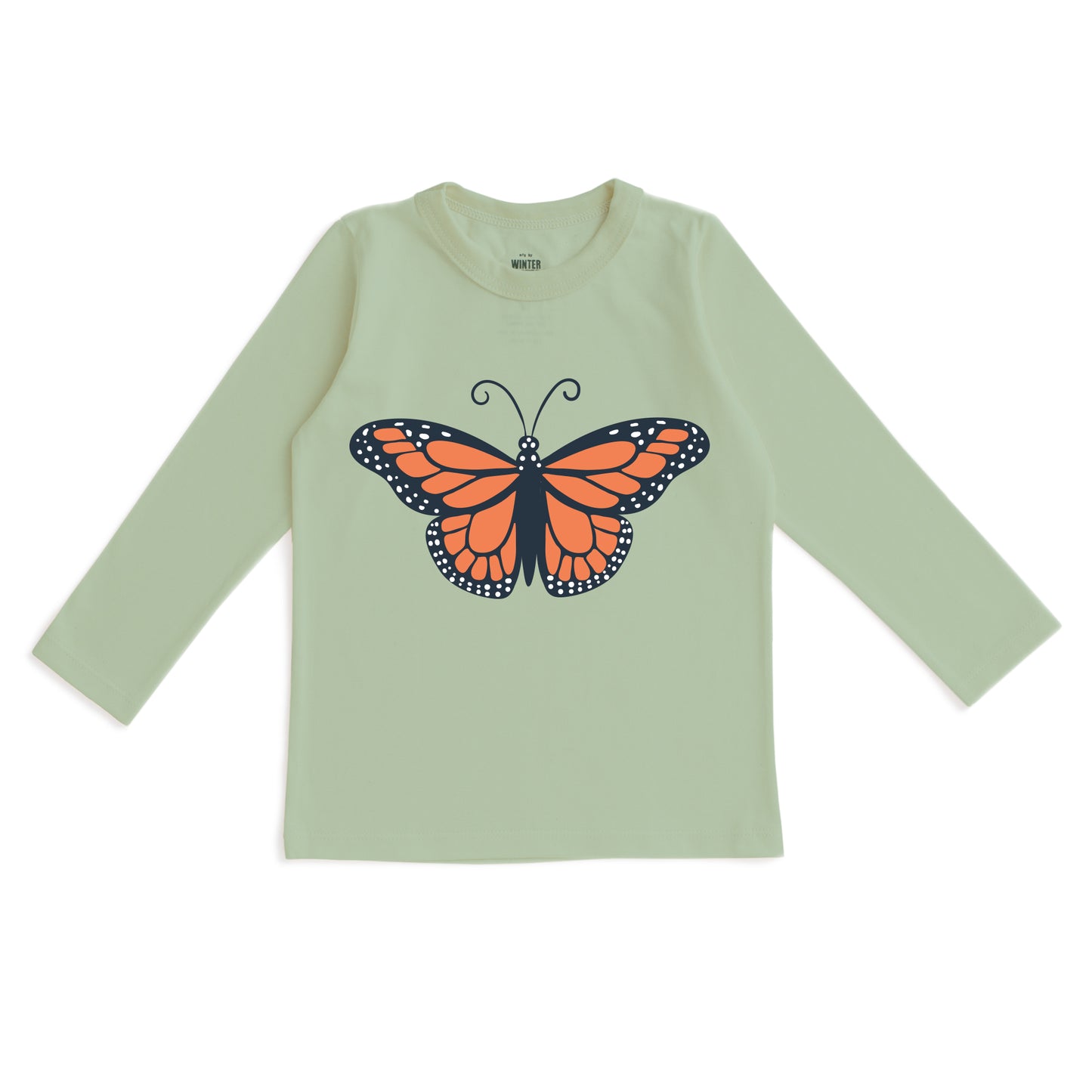 Long-Sleeve GRAPHIC Tee - Monarch Meadow Green