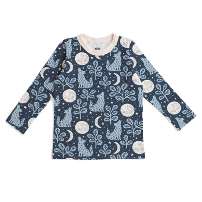 Long-Sleeve Tee - Wolves Navy