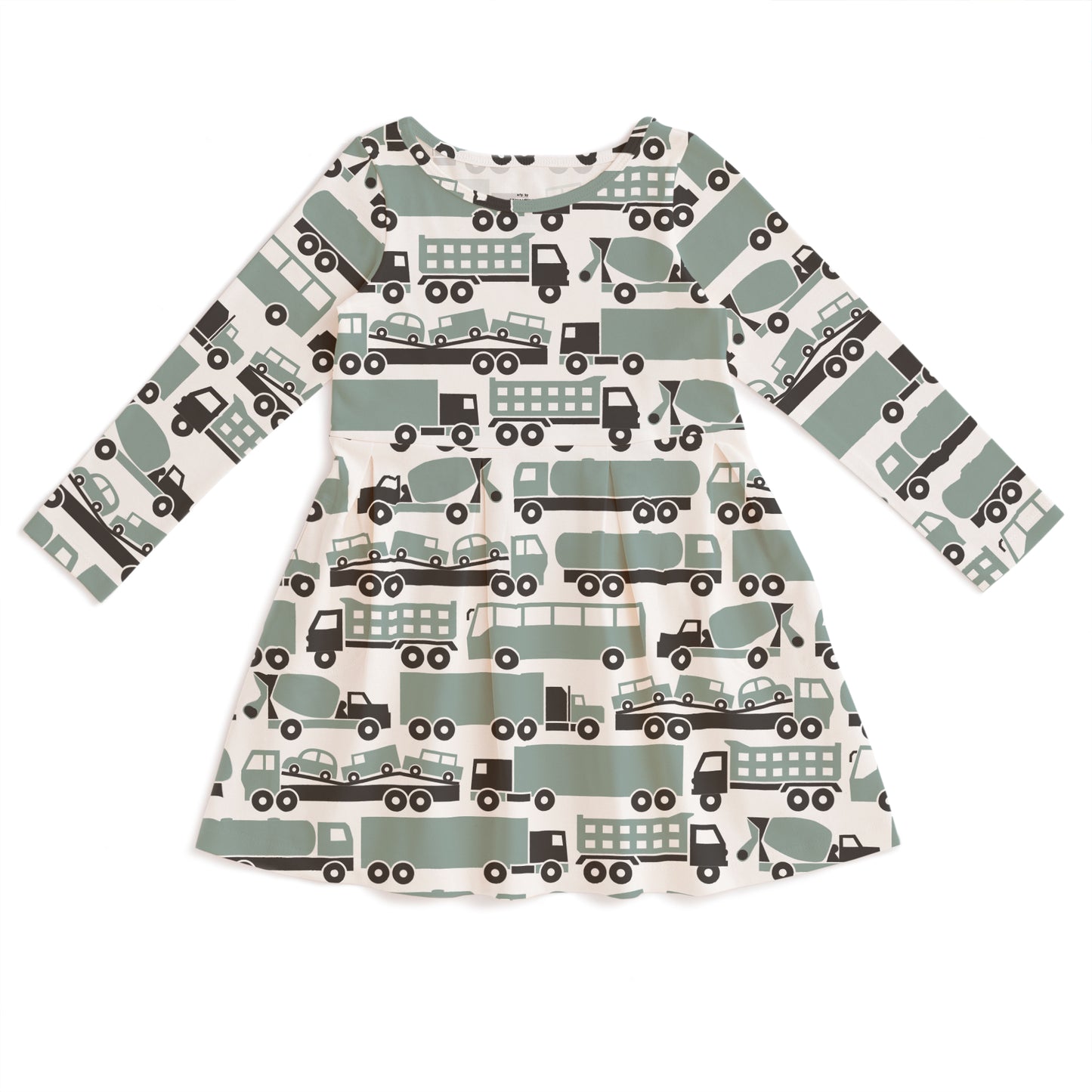 Madison Dress - Big Rigs Surf Blue