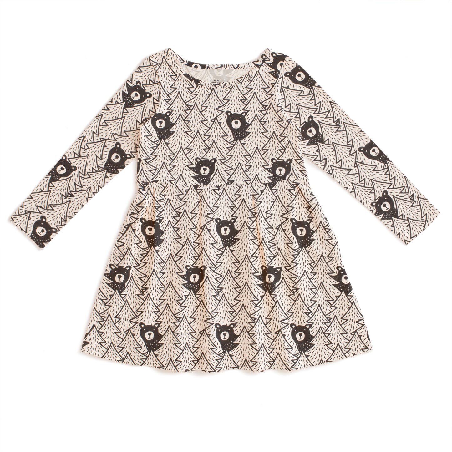 Madison Dress - Bears Black