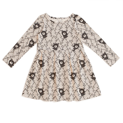 Madison Dress - Bears Black