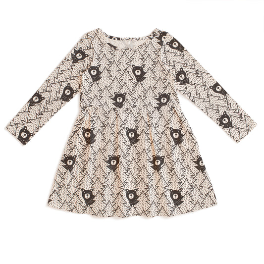 Madison Dress - Bears Black
