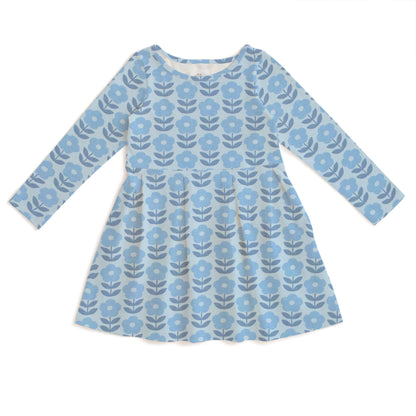 Madison Dress - Danish Flowers Blue