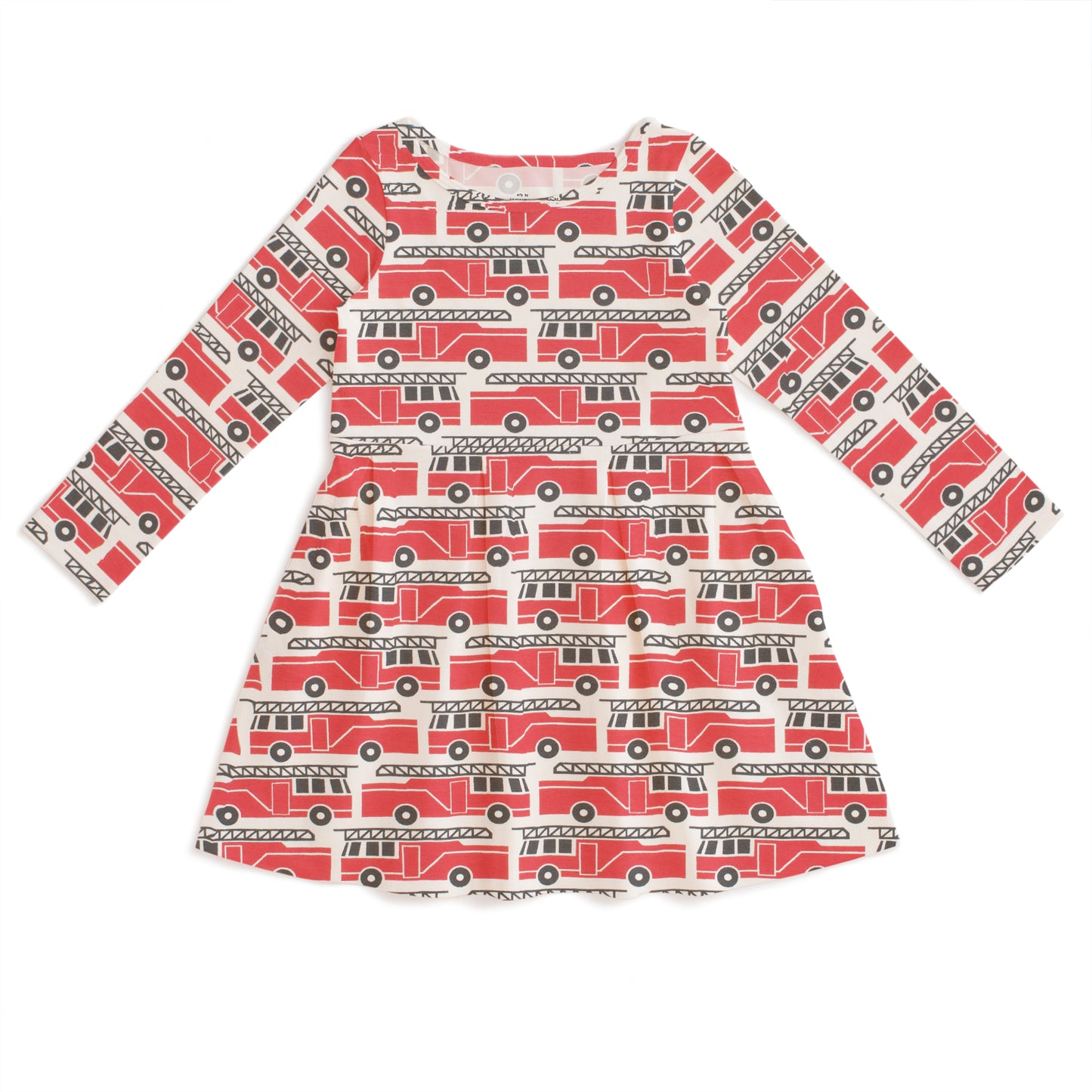 Madison Dress - Firetrucks Red