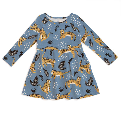 Madison Dress - Wildcats Lake Blue