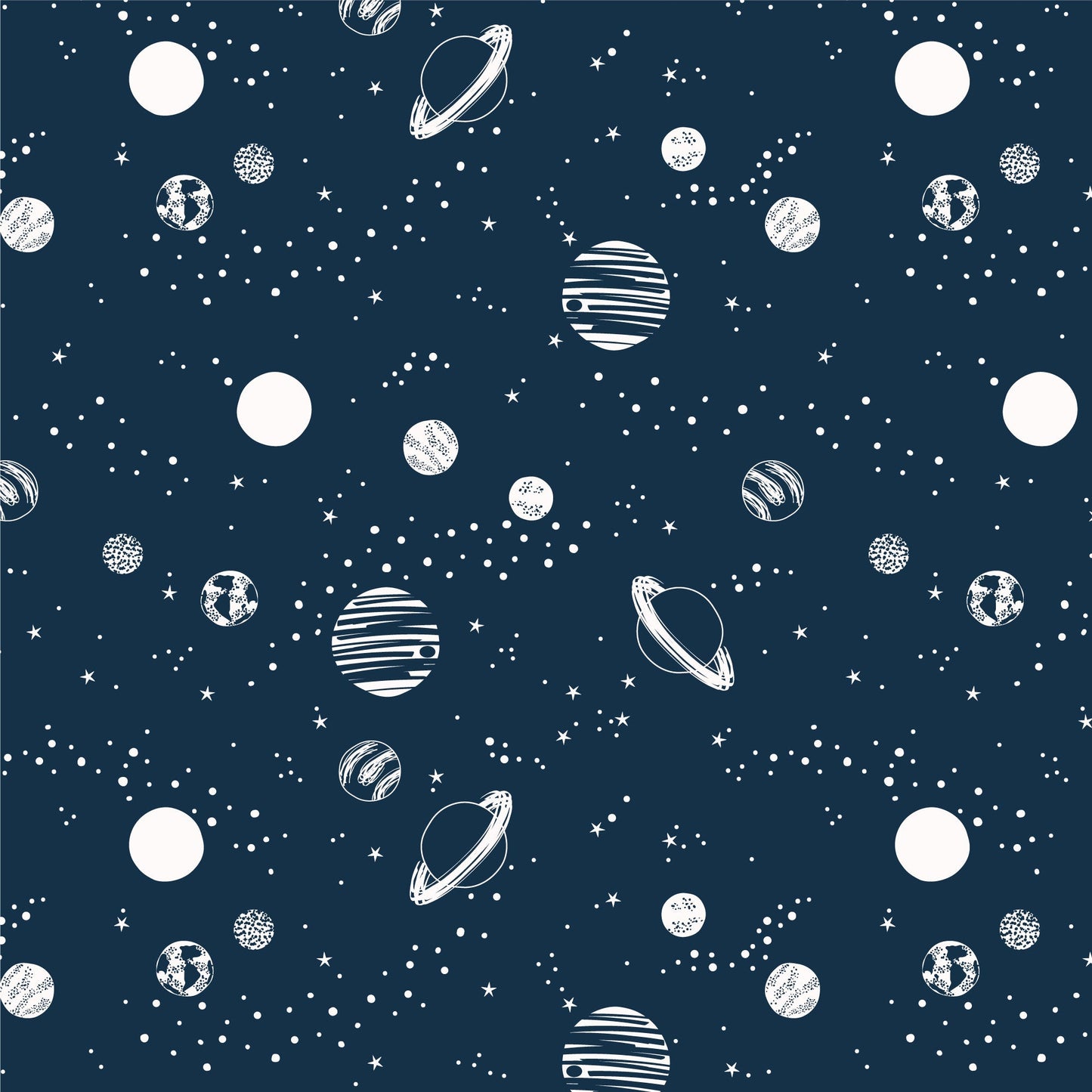 Baby Tank Top - Planets Night Sky