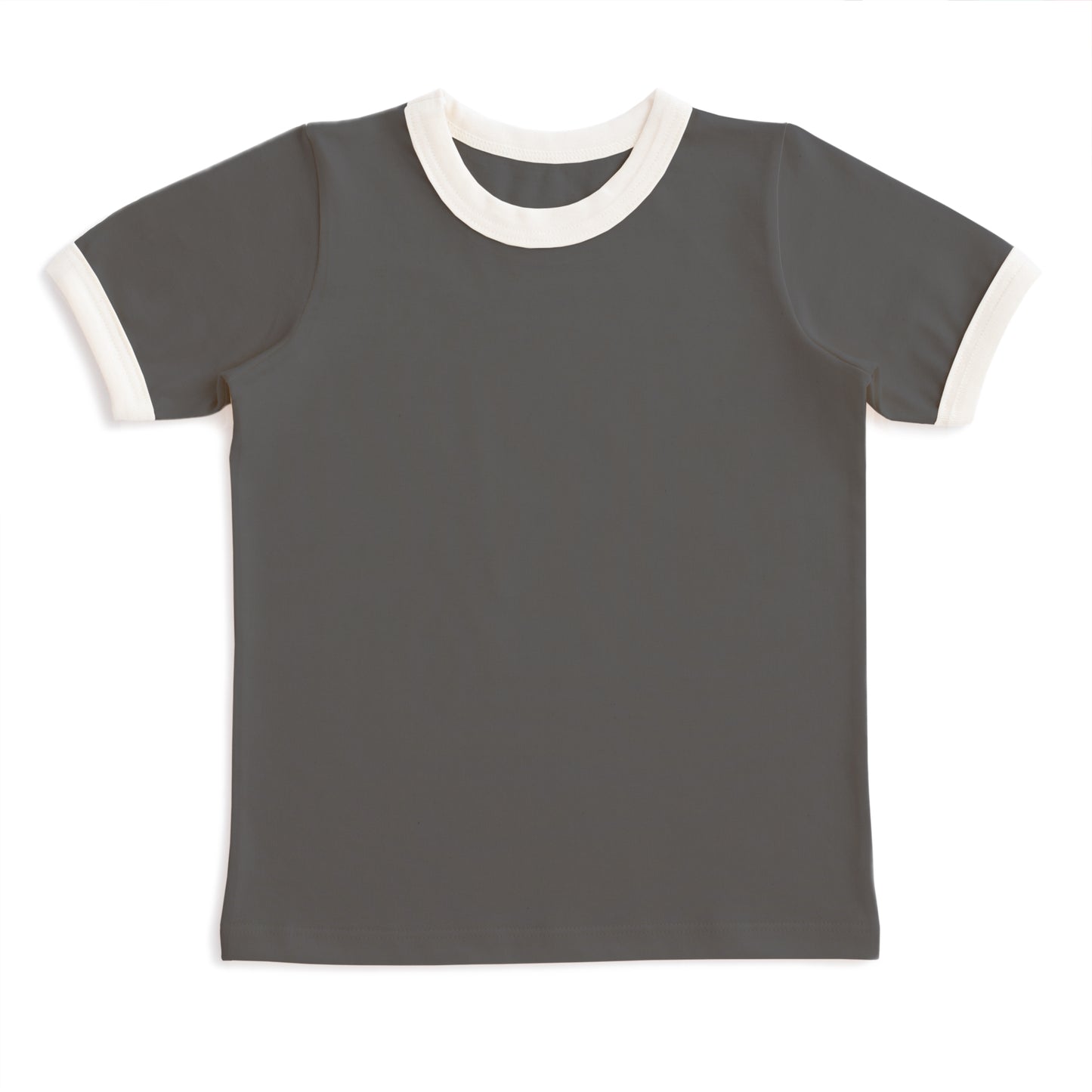 Ringer Tee - Solid Charcoal