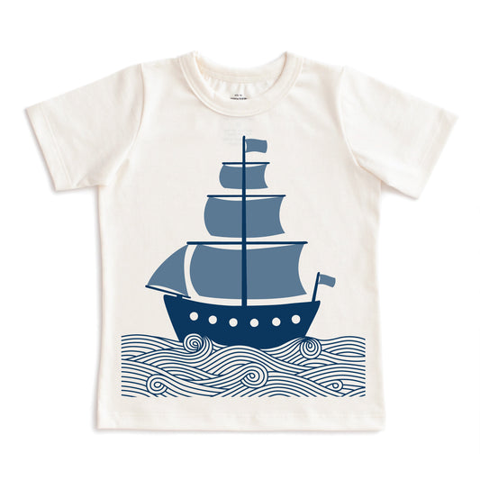 Short-Sleeve GRAPHIC Tee - Ship Natural