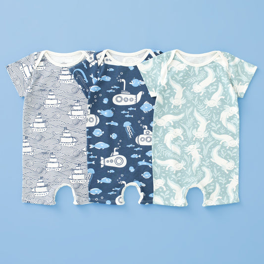 Nautical Summer Romper Bundle