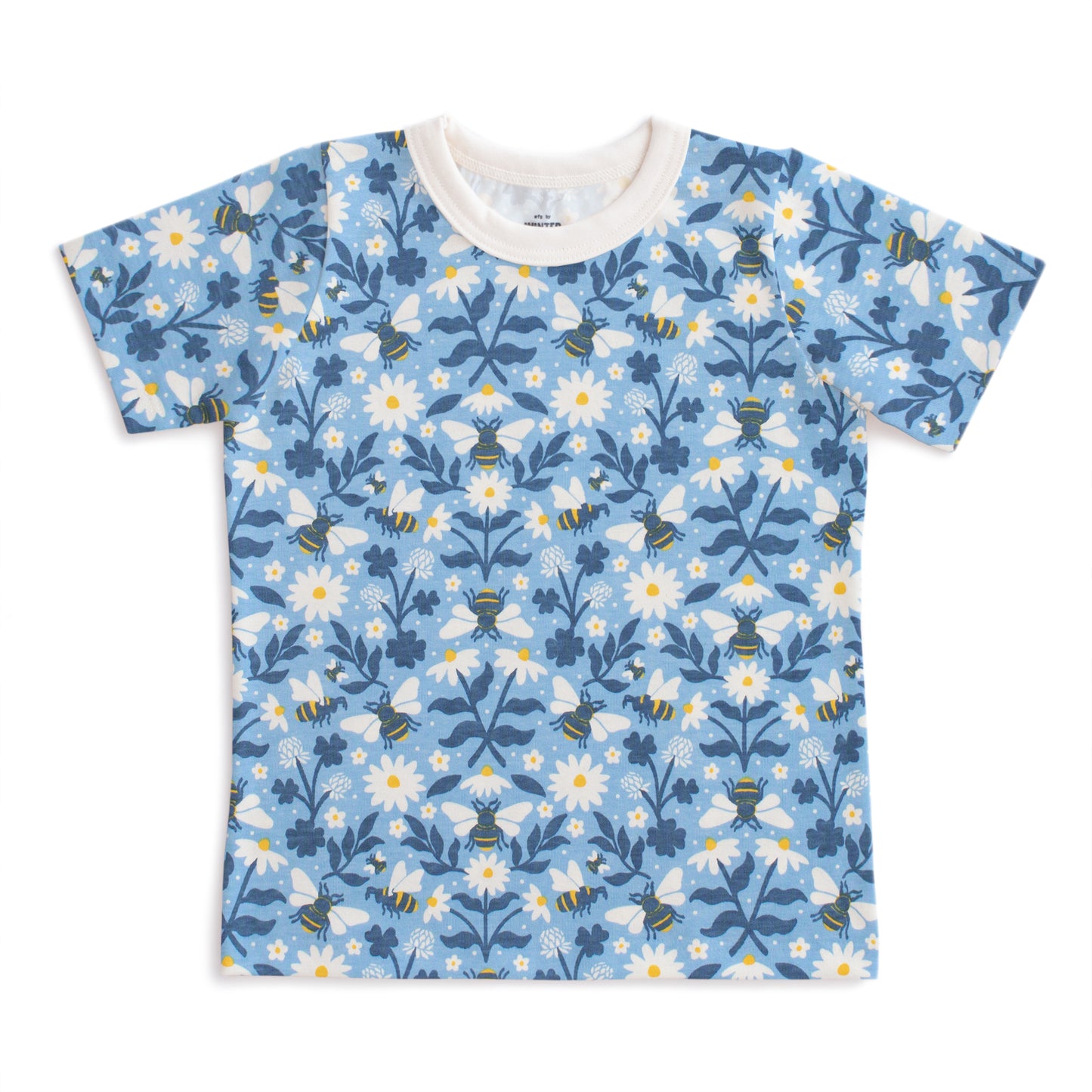 Short-Sleeve Tee - Bees Blue