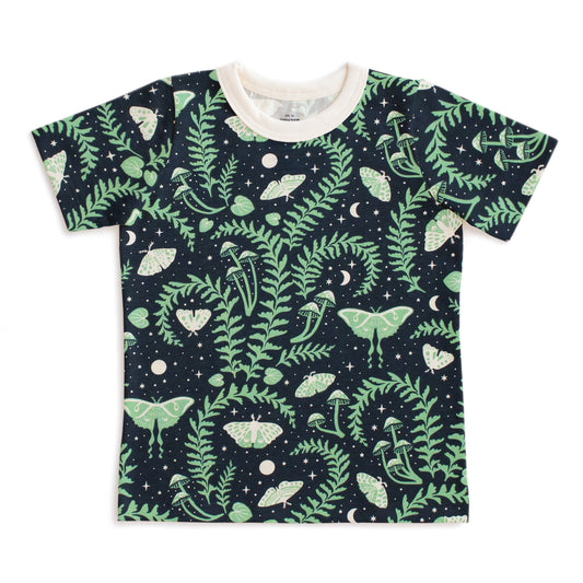 Short-Sleeve Tee - Luna Moths Night Sky