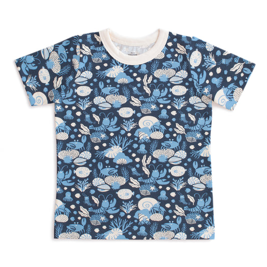 Short-Sleeve Tee - Ocean Life Navy