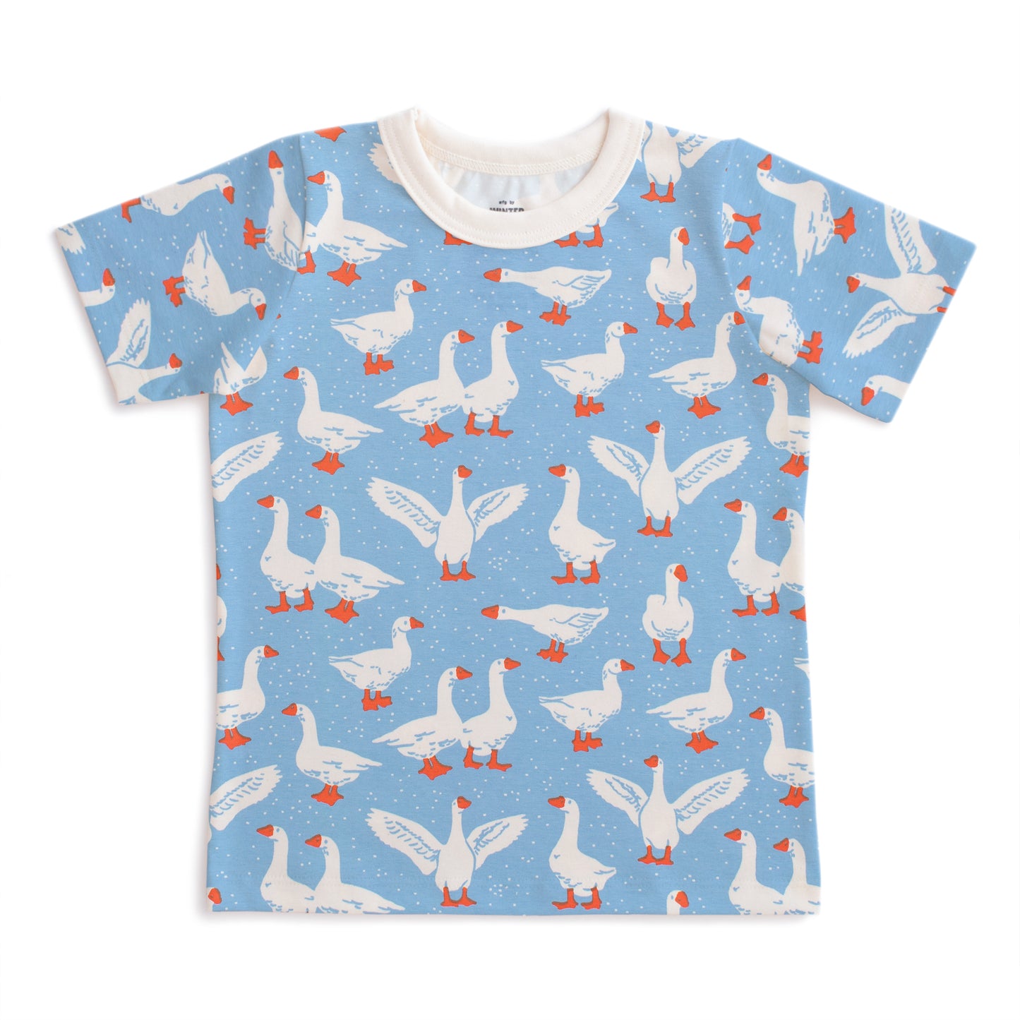 Short-Sleeve Tee - Silly Geese Blue