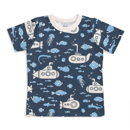 Short-Sleeve Tee - Submarines Navy & Blue