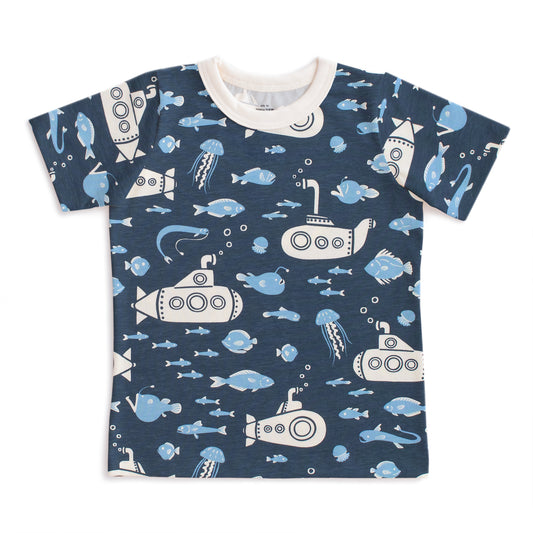 Short-Sleeve Tee - Submarines Navy & Blue