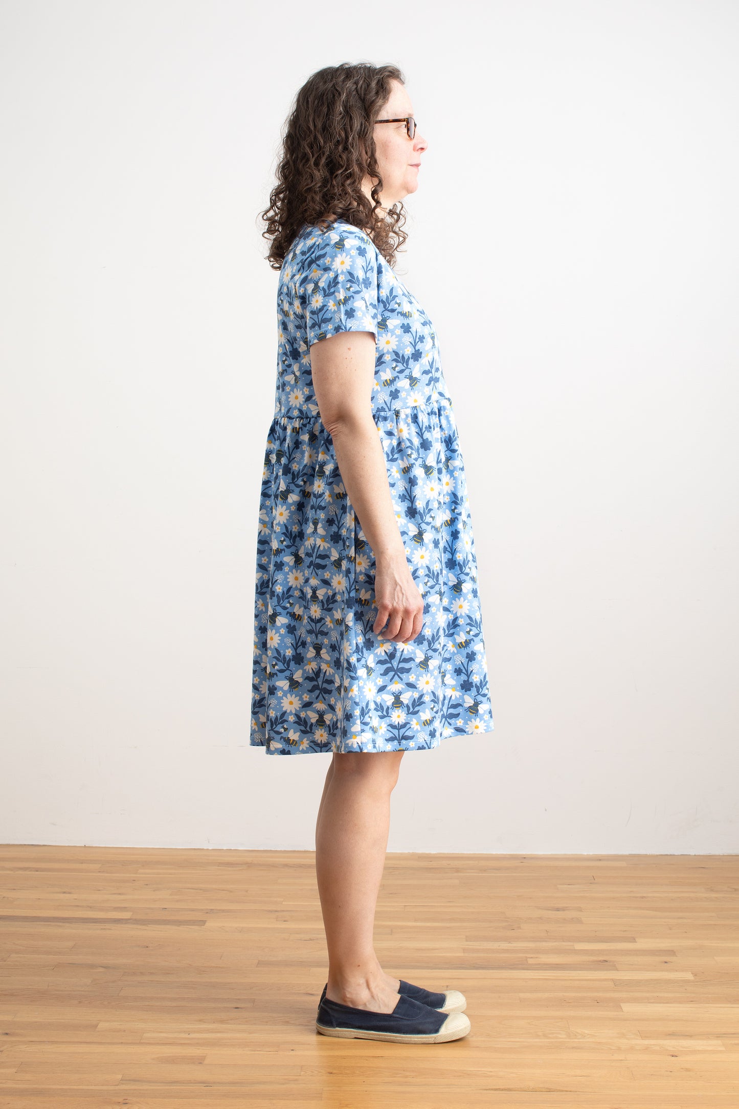 Stockholm Dress - Bees Blue