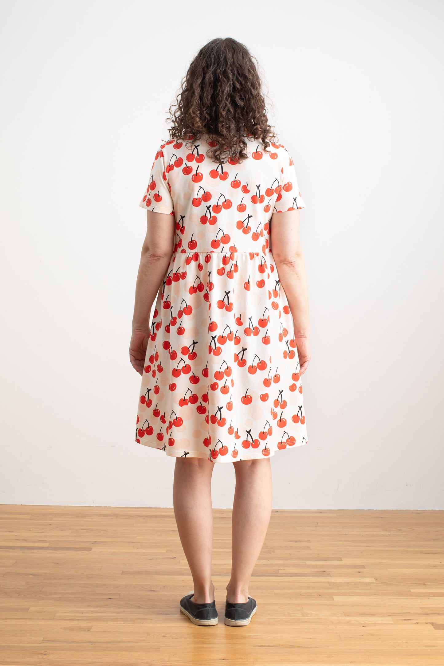 Stockholm Dress - Cherries Red