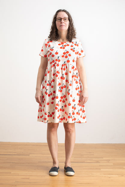 Stockholm Dress - Cherries Red
