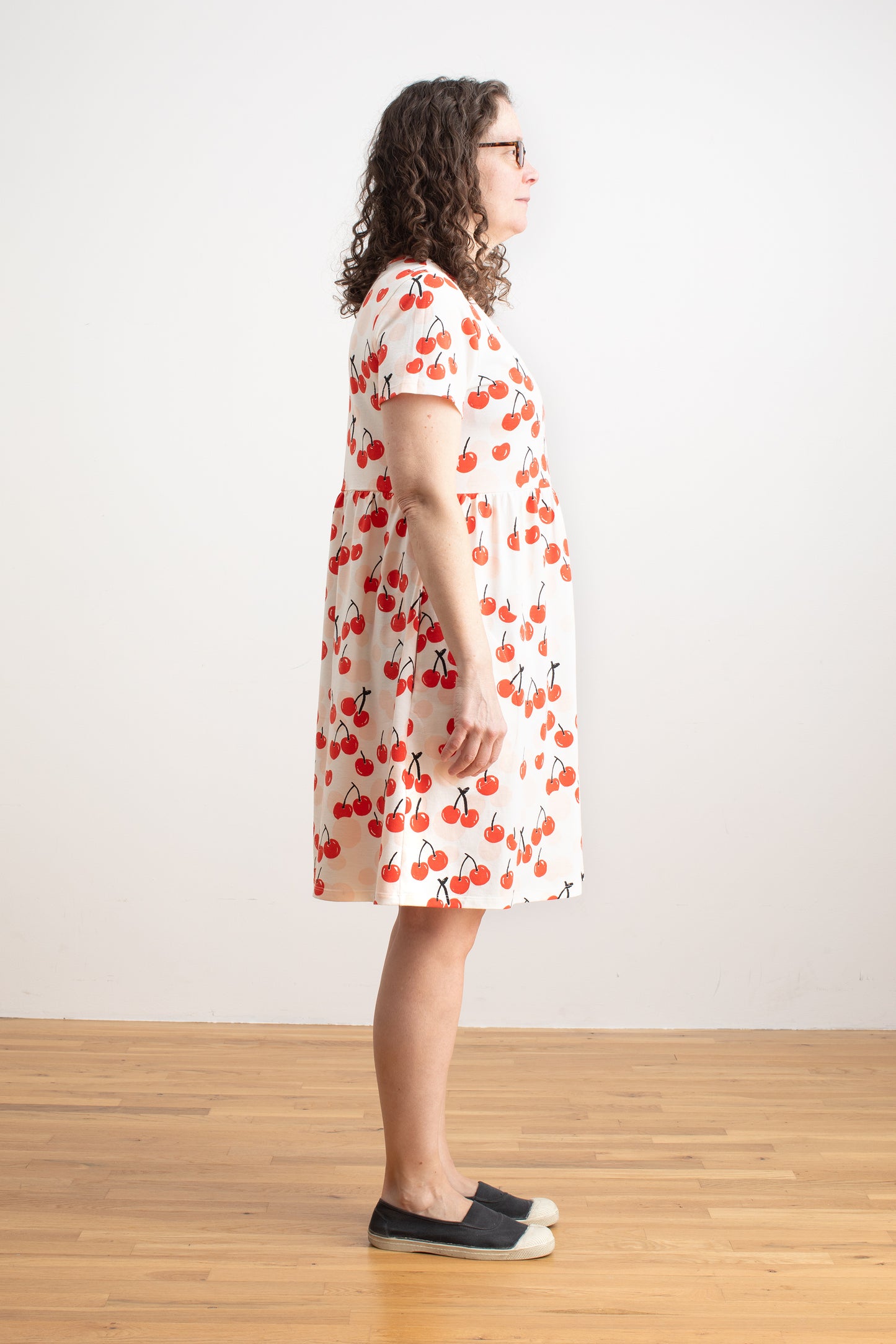 Stockholm Dress - Cherries Red