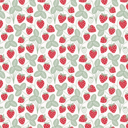 Baby Tank Top - Strawberries Red & Green