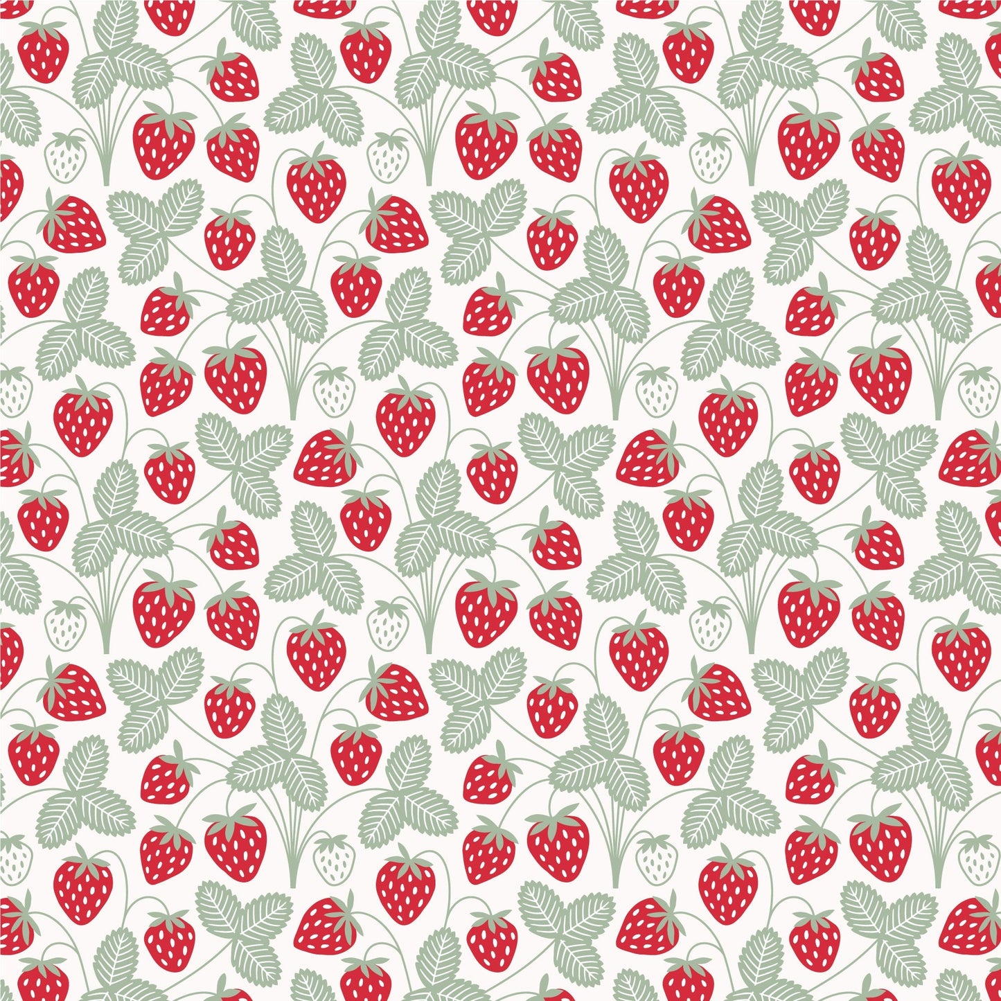 Iris Baby Tunic - Strawberries Red & Green