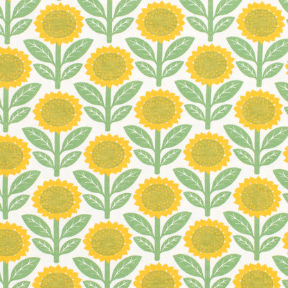 Valencia Dress - Sunflowers Green